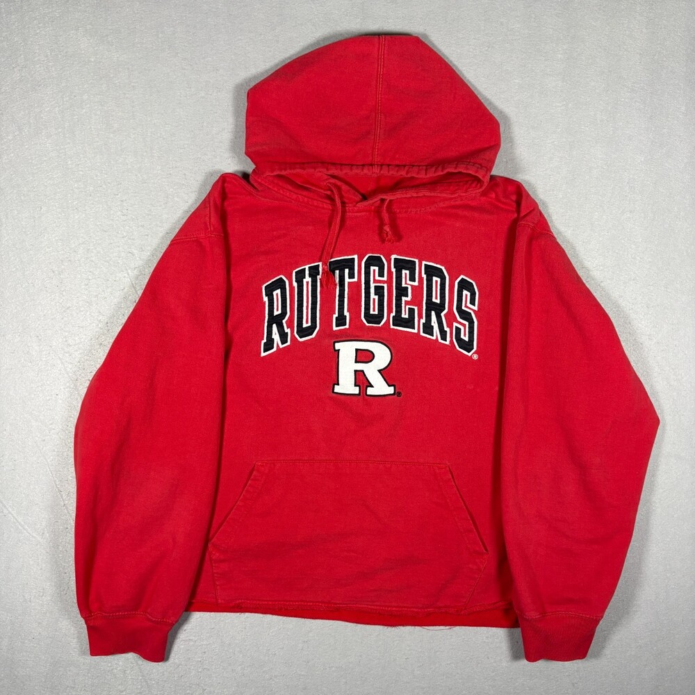 Genuine Stuff Rutgers Red Hoodie Size XL